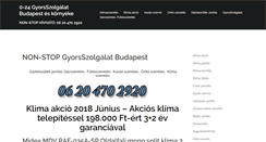 Desktop Screenshot of gyorsszolgalat.biz